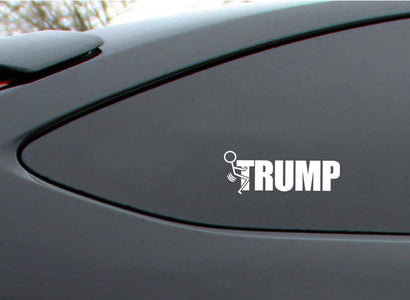 F Trump Stick Figure Vinyl Decal Sticker Laptop Sticker Car Decals Yeti Tumbler Appliance Window Sticker