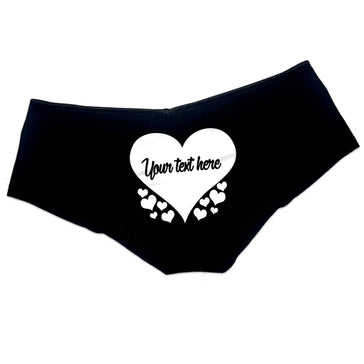 Papi's Playground Personalized Black Panties at personalizeApanty.com