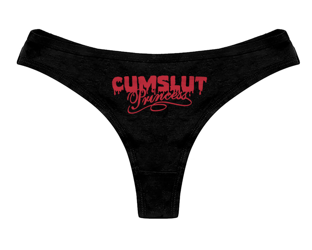 Cum Slut Panties Sexy Christmas Gift Funny Naughty Slutty Booty