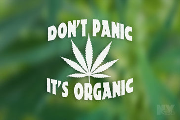 Dont Panic Its Organic Decal 420 Weed Laptop Sticker Pot Leaf Car Decals Yeti Tumbler Decal Appliance Decal Funny Decal Window Sticker