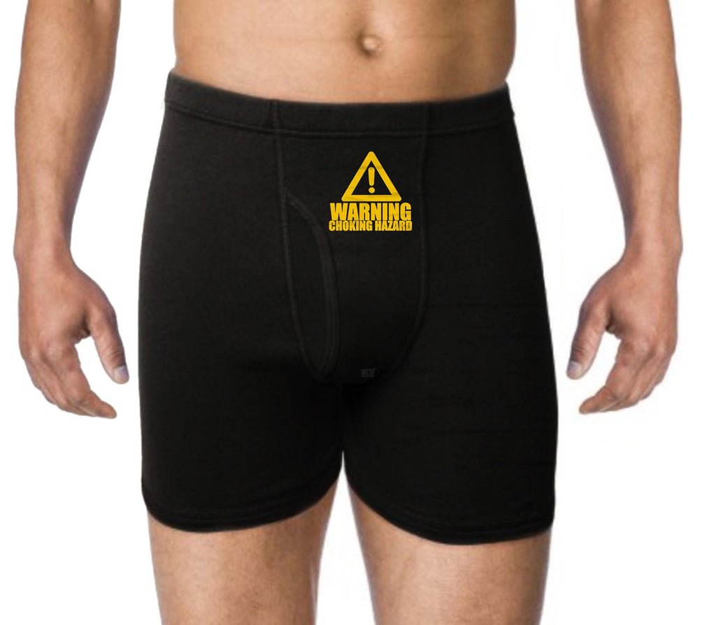 Choking Hazard Mens Underwear Funny Gift For Men Boyfriend Husband
