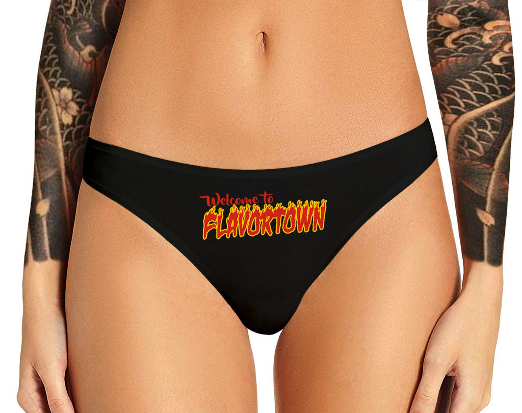 Welcome To Flavortown Panties Sexy Slutty Funny Bachelorette Party