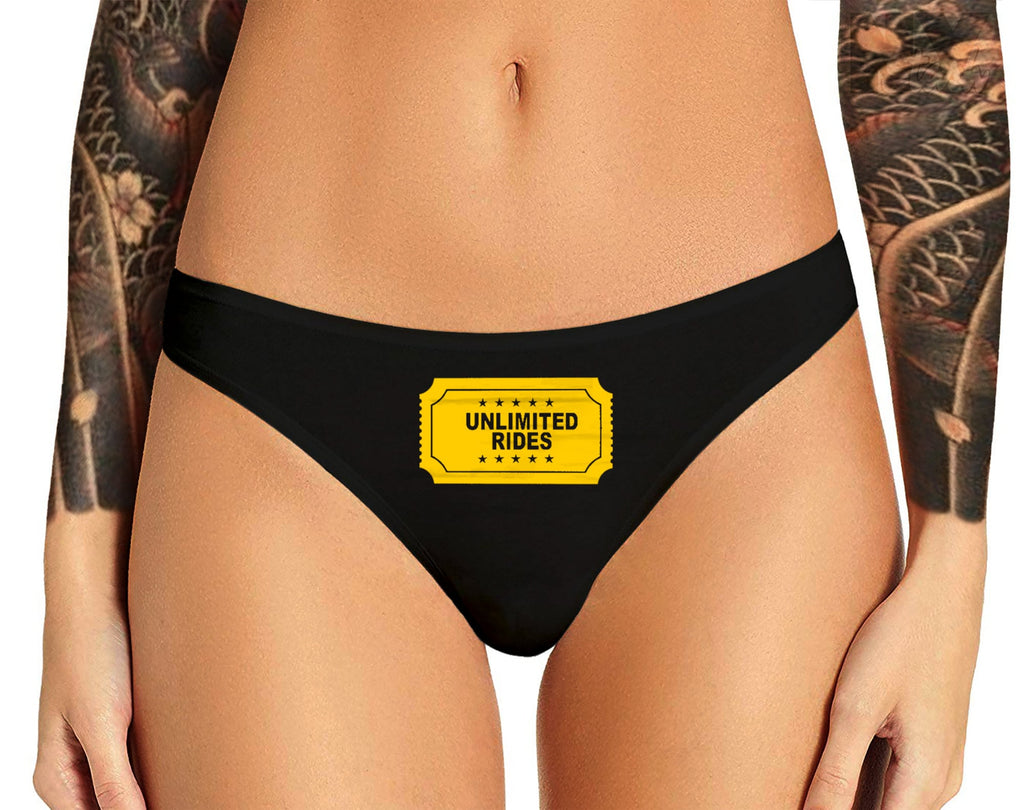 Unlimited Rides Panties Funny Sexy Naughty Slutty Bachelorette Party B NYSTASH Unlimited Rides Panties Funny Sexy Naughty Slutty Bachelorette Party B NYSTASH